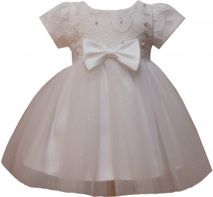 GIRLS CASUAL DRESSES (0232301-1) IVORY